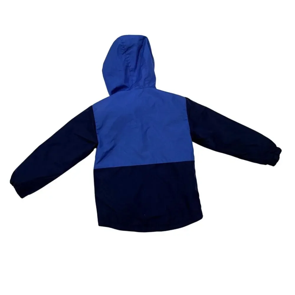 Eddie Bauer Kids XS 5/6 Hooded Full Zip Jacket Dark Navy Blue